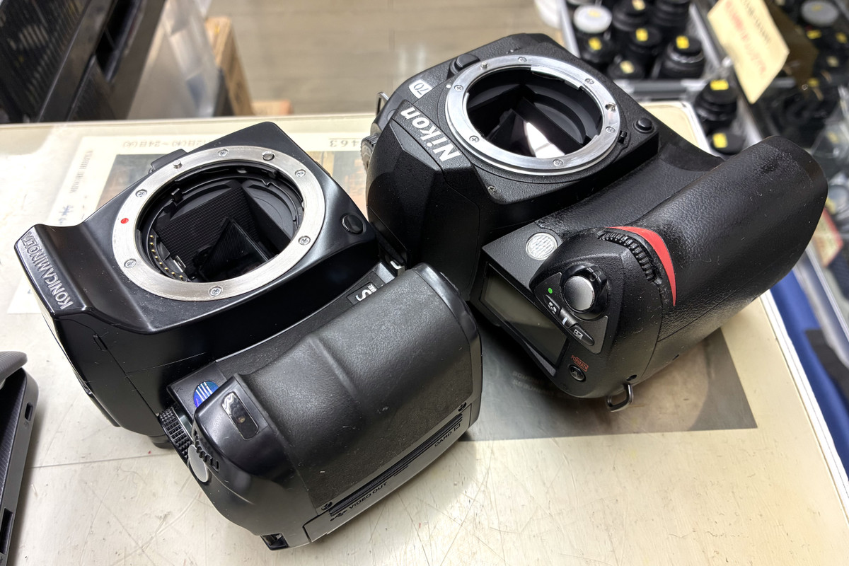 ジャンク品 カメラbody4点とレンズ 9点 セッド分解部品 ジャンク品の